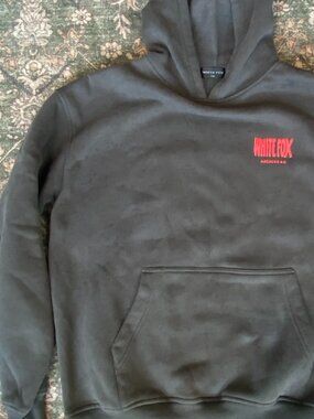 White Fox Oversized Hoodie Sweatshift